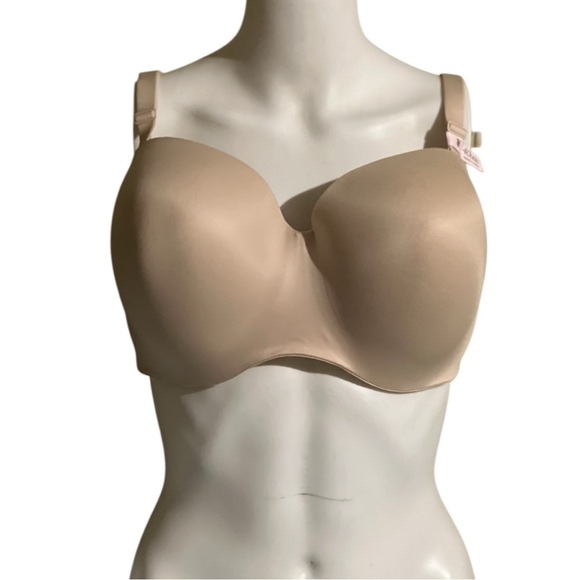 Victoria's Secret Other - Victoria's Secret Bra Body by Victoria Strapless Lined Underwire Light Beige